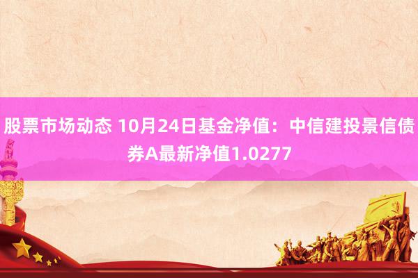 股票市场动态 10月24日基金净值：中信建投景信债券A最新净值1.0277