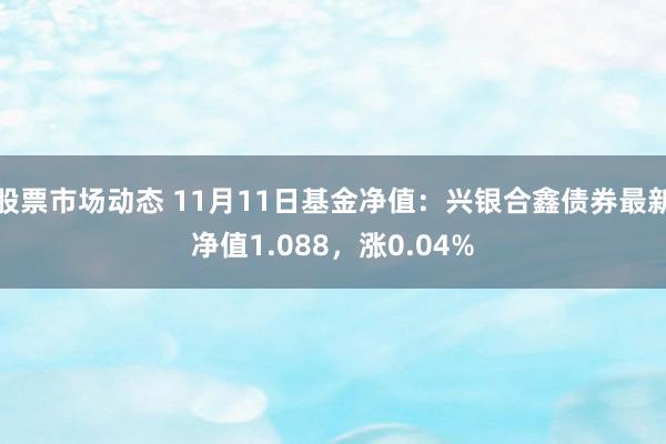 股票市场动态 11月11日基金净值：兴银合鑫债券最新净值1.088，涨0.04%