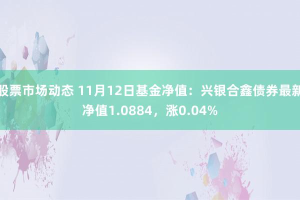 股票市场动态 11月12日基金净值：兴银合鑫债券最新净值1.0884，涨0.04%